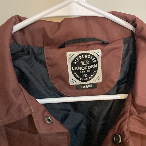 Airblasters puff quilt pattern button jacket NWT large - Picture 3 of 9